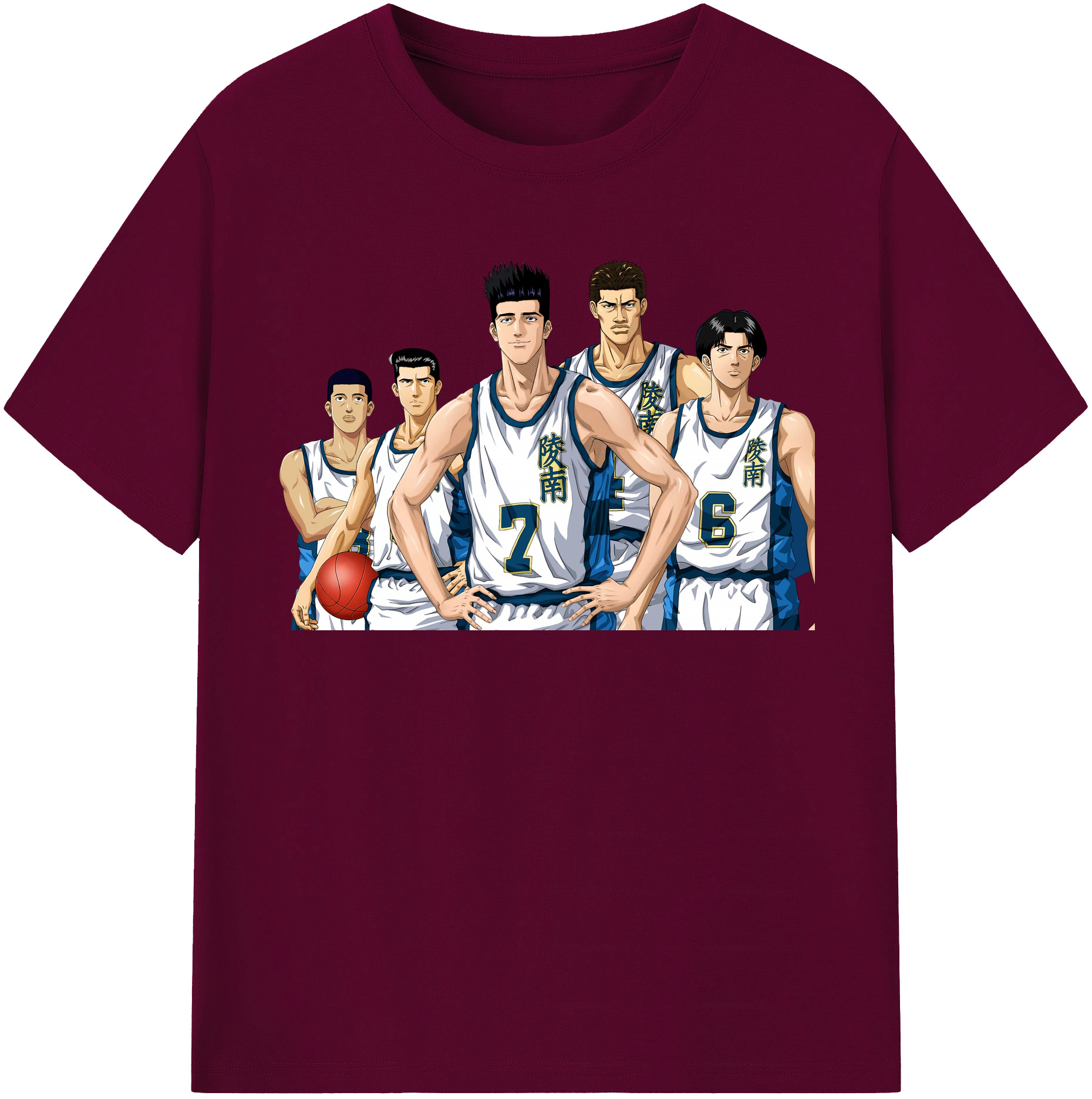 （画像用） SLAM DUNK／スラムダンク レディースカジュアルプリントTシャツ（綿100％）